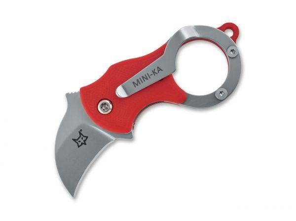 Fox Knives Mini-Ka Red Sandblasted